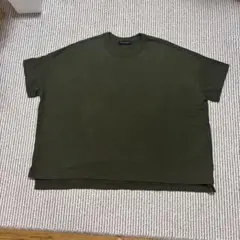 TRAVAIL MANUEL オーバーサイズ Tシャツ カーキのサムネイル