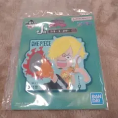 ワンピース一番くじ J賞 ラバーコースター サンジ