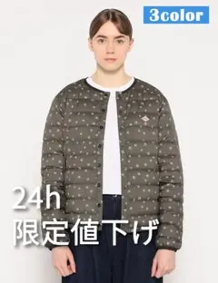 新色 DANTON インナーダウン クルーネックジャケット