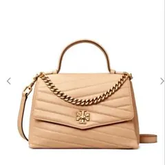 美品[TORY BURCH]トリーバーチ キラ ハンドバッグベージュ入学式 卒業