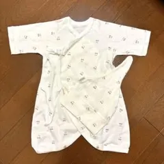 ひ*ん様 アンナニコラ長袖ロンパース（50〜60センチ）&帽子（フリー）のサムネイル