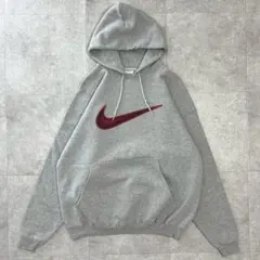 USA製　NIKE 90s フーディ　パーカー　スウォッシュ　ビンテージ　グレー