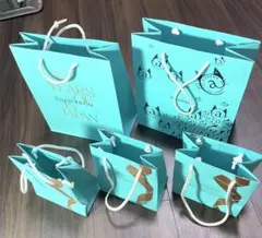 Tiffany & Co. ギフト用袋 ショパー 5枚セット