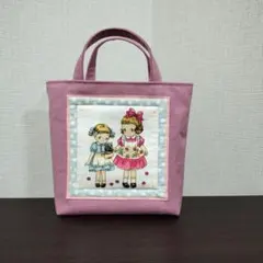 マーガレット＆ソフィー　ミニミニトートバッグ　ハンドメイド　小物入れ
