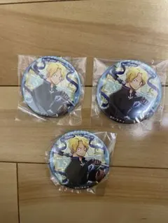 ONEPIECE 輩缶バッチ　whiteday