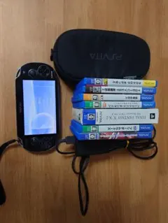SONY PS Vita 本体 ソフト8本 キャリングケースセット