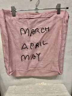 MARCHAPRILMAYマーチエイプリルメイリネンショルダーバッグ13Lピンク