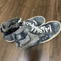 ディーゼルデニム ハイカットスニーカー