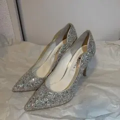DIANA グリッターパンプス ハイヒール 24cm 結婚式 お呼ばれのサムネイル