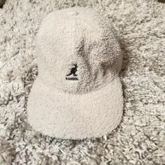 KANGOL ベージュ ボアベースボールキャップ