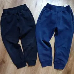 黒と紺の長ズボンセット