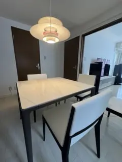 b&b italia Mirto Outdoor テーブルとEl 4脚のセット