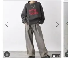 jeanasis　5GfloatロゴBIGプルオーバー