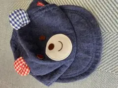 Hot Biscuits クマの顔 ベビー帽子 S