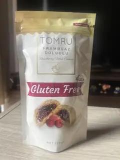 グルテンフリー ラズベリージャム入りクッキー TOMRU 120gトルコ購入品のサムネイル