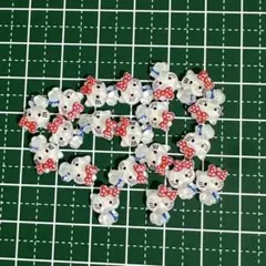 ネイルパーツ　デコパーツ　ハローキティ　キティちゃん　20個セット　まとめ売りのサムネイル