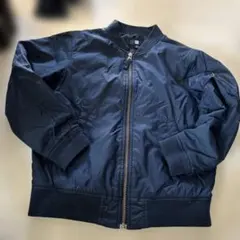 UNIQLO MA-1ジャケット 130 ネイビー