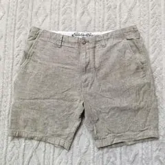 【大きめ】Eddie Bauer コットンリネンショーツ ハーフパンツ 38のサムネイル