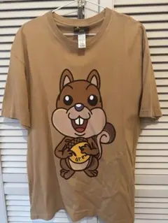 drew house アニメ風リス Tシャツ S ベージュ