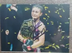 ONE championship　スタンプ・フェアテックス選手 直筆サイン写真