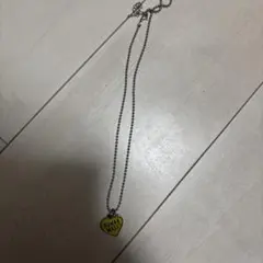 HUMAN MADE ヒューマンメイド ハート イエロー ネックレス - メルカリ