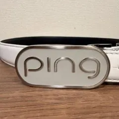 【新品、未使用】PING バックルベルト ホワイト レディースのサムネイル