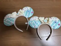 ディズニー カチューシャ ミニー 2個セット ヴァネロペ風 美品