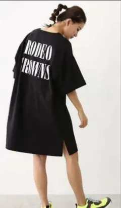 ロデオクラウンズ★チャンピオンコラボTシャツワンピ