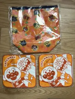 アンパンマン 保冷バッグ ハンカチ2枚