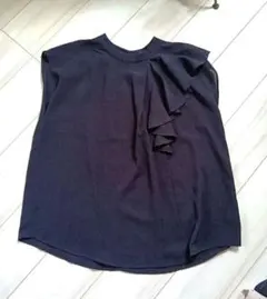 しまむら 黒トップス LLサイズ