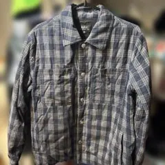 A.P.C. ネイビー チェック ジャケットのサムネイル