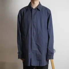 XLARGE ステンカラーコート 裏地カモフラージュ ネイビー/YW62