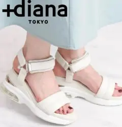 +diana 厚底サンダル白 23cm ⭐️美品⭐️ ⭐️超メルカリ最終特価⭐️のサムネイル