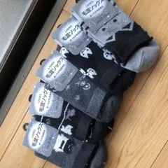 毛混み 靴下 あったかい 冬 ねこ 猫 ネコ柄 5足セット