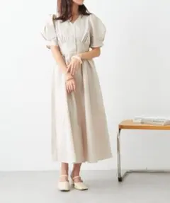 【新品未使用】continuer de NICE CLAUPオリガミ袖ワンピース