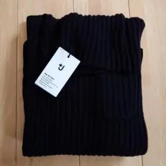 +J タートルネック セーター ブラック XL