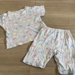 95 女の子　ドキンちゃん　コキンちゃん　アンパンマン　パジャマ　上下　夏服