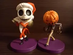 ナイトメアビフォアクリスマス　フィギュア2点セット