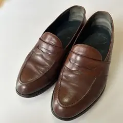 Crockett＆Jones ローファー ブラウンスエード 6 1/2 E - メルカリ