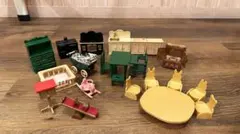 シルバニアファミリー 家具 まとめ売り ガーデンクッキングセット 他