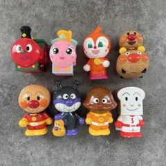 アンパンマン　大集合！ほかほかピープー♪シリーズ 8体セット ソフビ　人形
