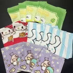 サンリオタオルセット けろっぴ ハローキティまとめ売り　Sanrio