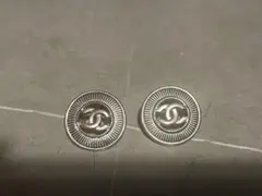 CHANEL ヴィンテージシルバー ピアス