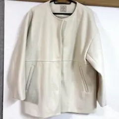 Samansa Mos2 コート　フリーサイズ　ホワイト