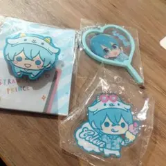 すとぷり　ころんくん　あにまるクリップ　アクリルバッジ　うちわ