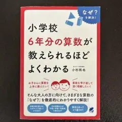 小学校6年分の算数が教えられるほどよくわかる