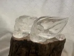 クリスタル製クマの置物2体セット｜HADELANDノルウェー クリスタル製クマの置物2体セット｜HADELANDノルウェー - メルカリ