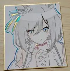 て*ん様 NIKKE ニケ シンデレラ 手描きイラスト 色紙 - メルカリ