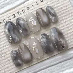 メルカリ便 ネイルチップ 現品 ニュアンス マグネットネイル ミラーNO.207