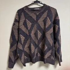 JOURNAL STANDARD ブラウンと黒のセーター